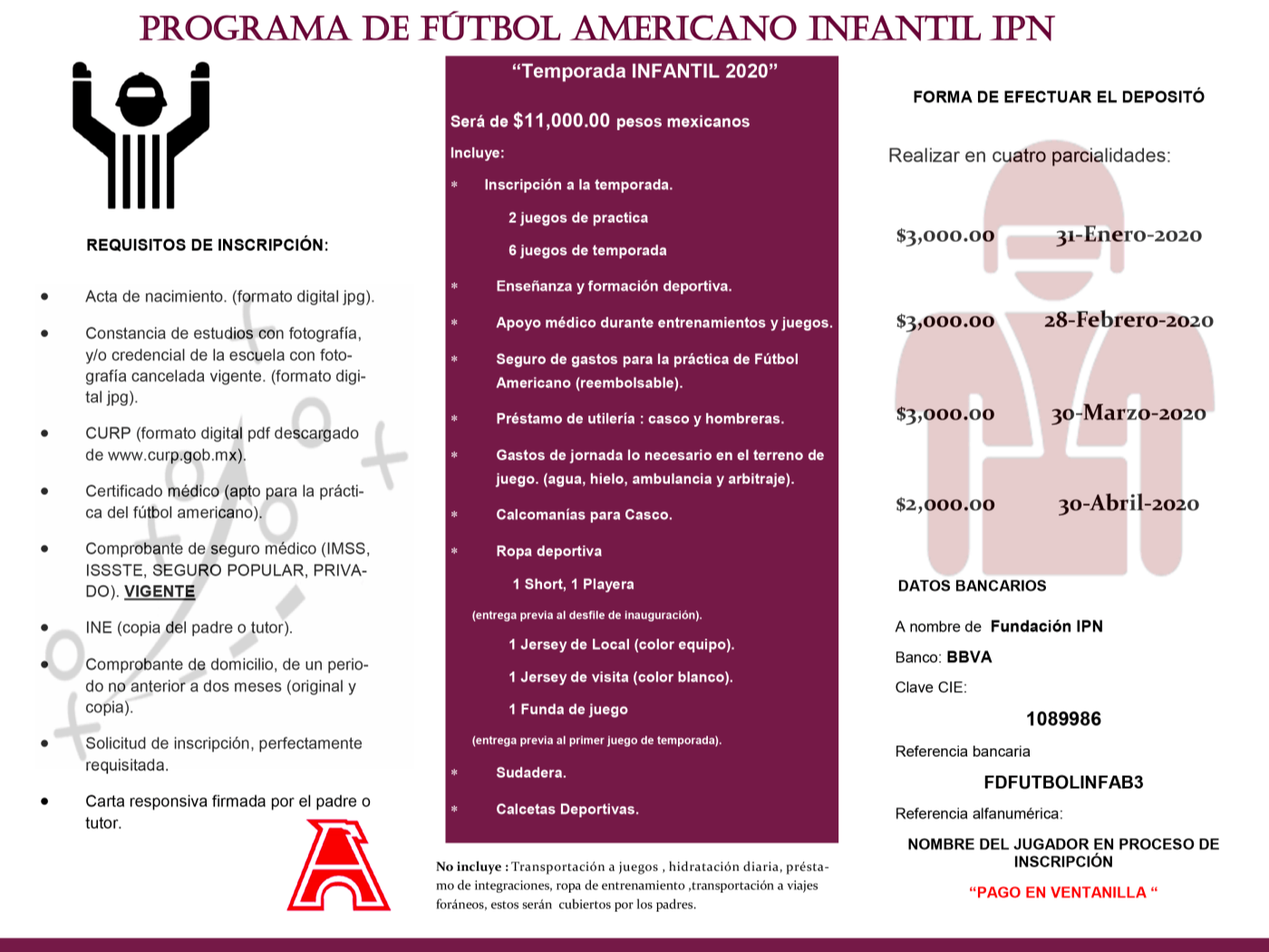 Calendario Liga Mayor 2020